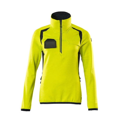 Pulover din fleece cu fermoar scurt, jachetă de damă din microfleece
