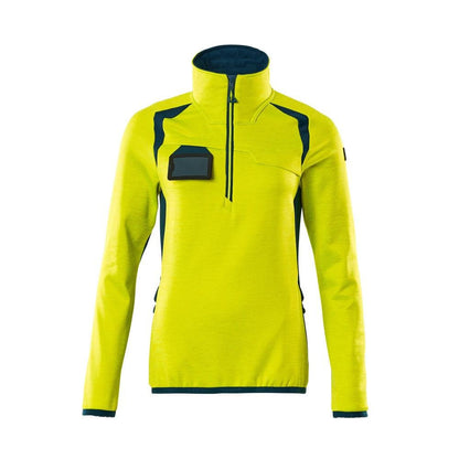 Pulover din fleece cu fermoar scurt, jachetă de damă din microfleece
