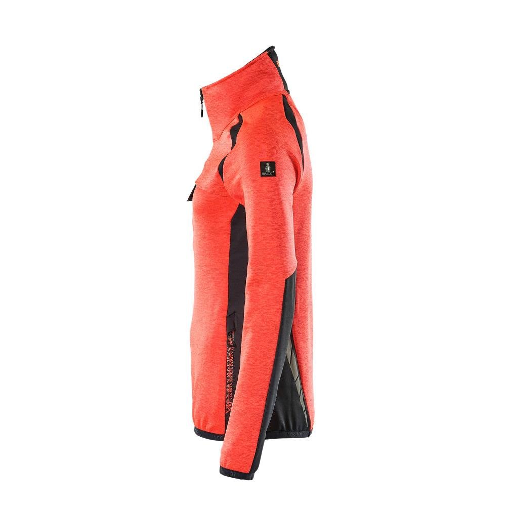 Pulover din fleece cu fermoar scurt, jachetă de damă din microfleece