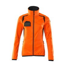 Pulover din lână cu fermoar, jachetă de damă din microfleece