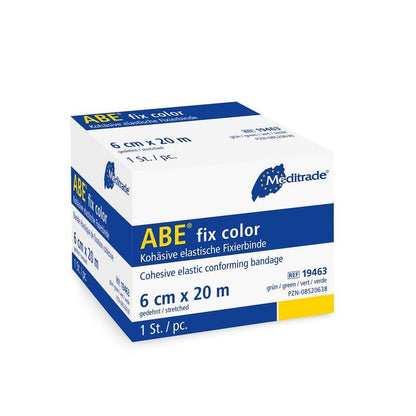 Bandaj de fixare ABE® fix color foarte elastic, 6 cm x 20 m