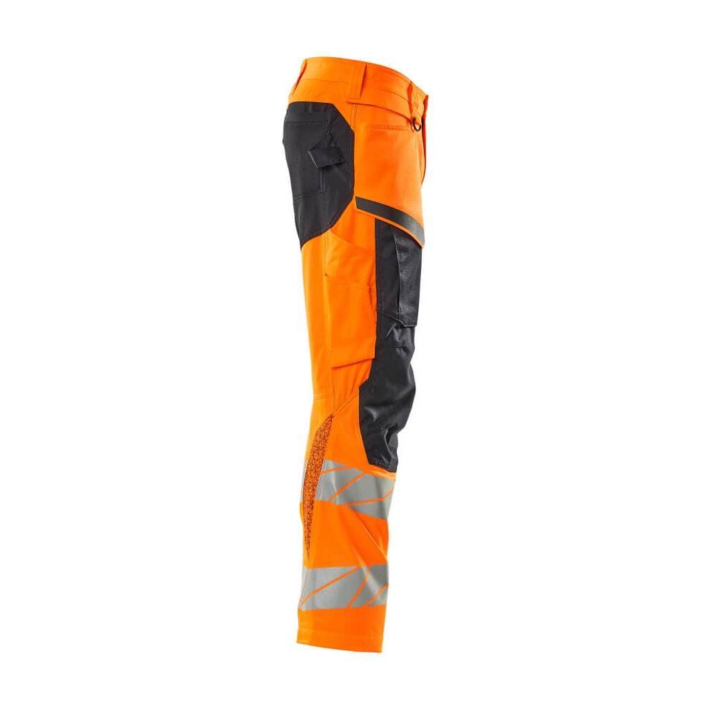 Pantaloni cu buzunare pentru genunchi, pantaloni cu inserții elastice
