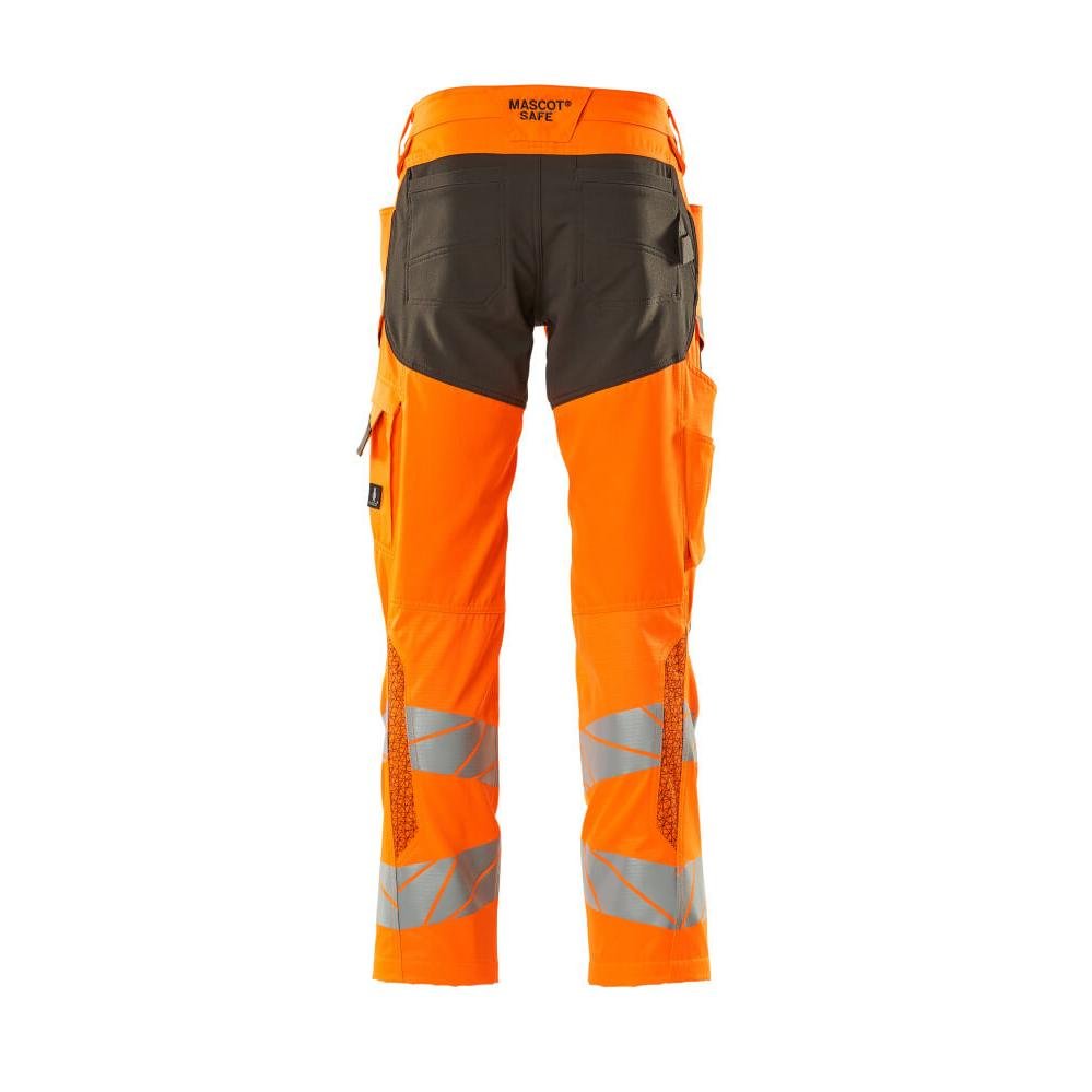 Pantaloni cu buzunare pentru genunchi, pantaloni cu inserții elastice