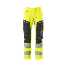 Pantaloni cu buzunare pentru genunchi, pantaloni cu inserții elastice