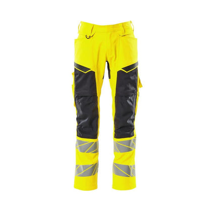 Pantaloni cu buzunare pentru genunchi, pantaloni cu inserții elastice