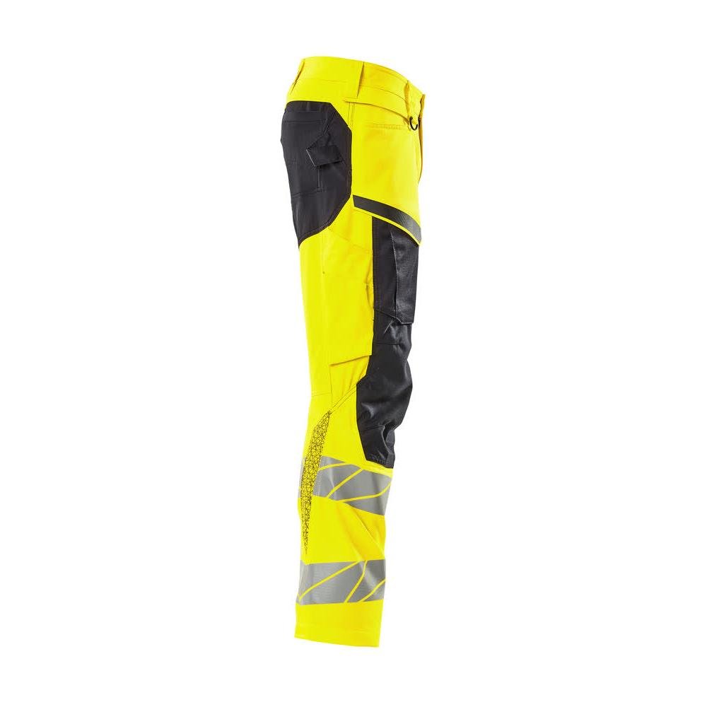 Pantaloni cu buzunare pentru genunchi, pantaloni cu inserții elastice
