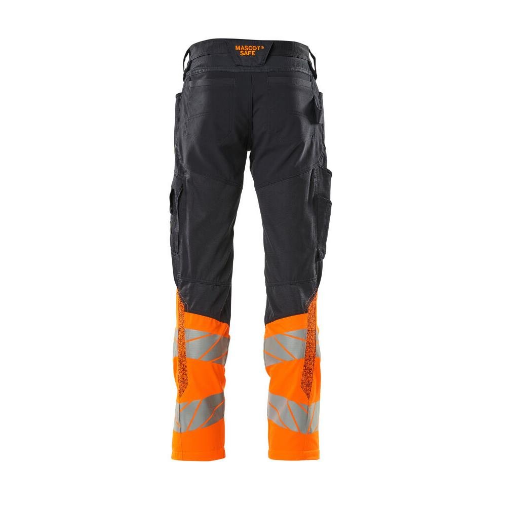 Pantaloni cu buzunare pentru genunchi, pantaloni cu inserții elastice