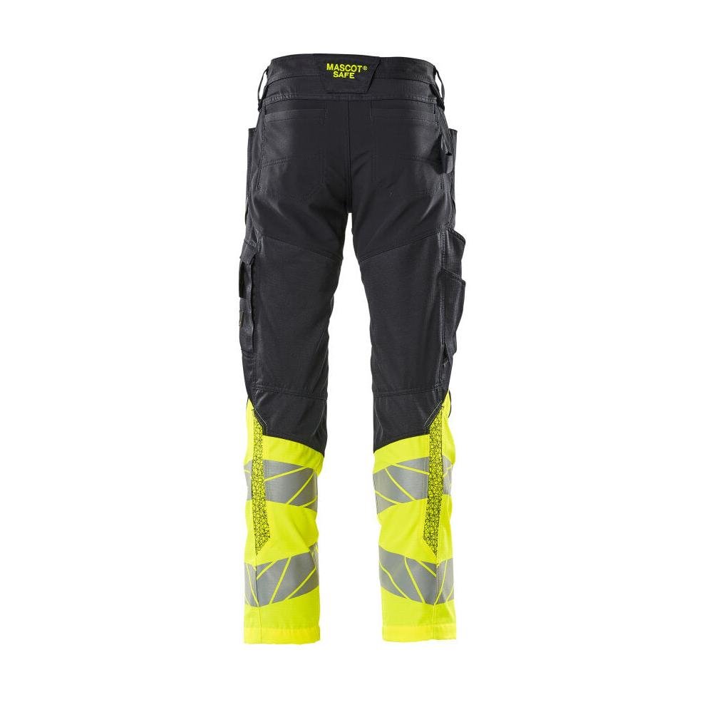 Pantaloni cu buzunare pentru genunchi, pantaloni cu inserții elastice