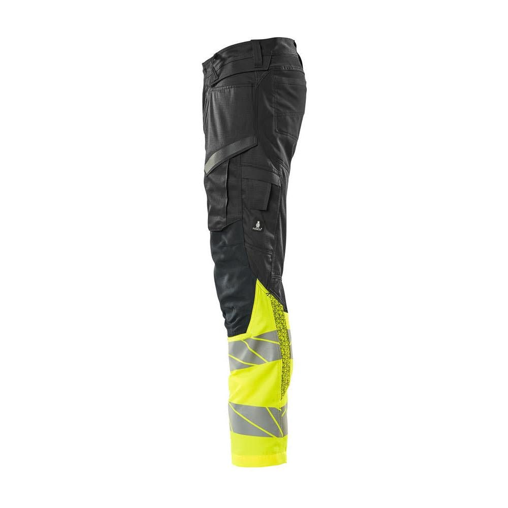 Pantaloni cu buzunare pentru genunchi, pantaloni cu inserții elastice