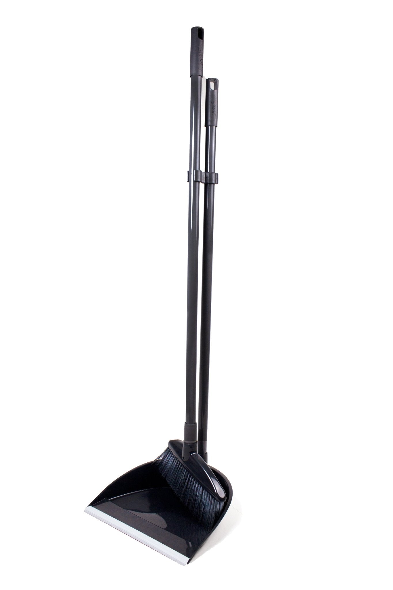 Set de măturat Nölle Profi Brush cu mâner lung, 80 cm, peri sintetici, argintiu/verde | 1 bucată