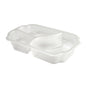 PP-caseta Take-Away 3 Transparent PP 250x159x48 de la Duni GmbH este un castron alimentar cu trei compartimente, perfect pentru servirea sau păstrarea diferitelor alimente ca ambalaj practic pentru alimente. Pachetul conține 246 de bucăți.