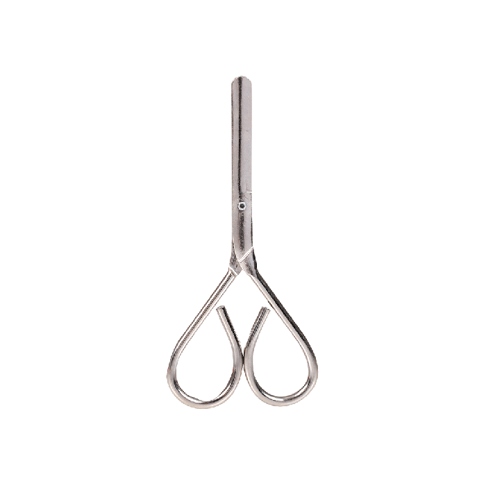 Schere vernickelt 10 cm gerade st-st