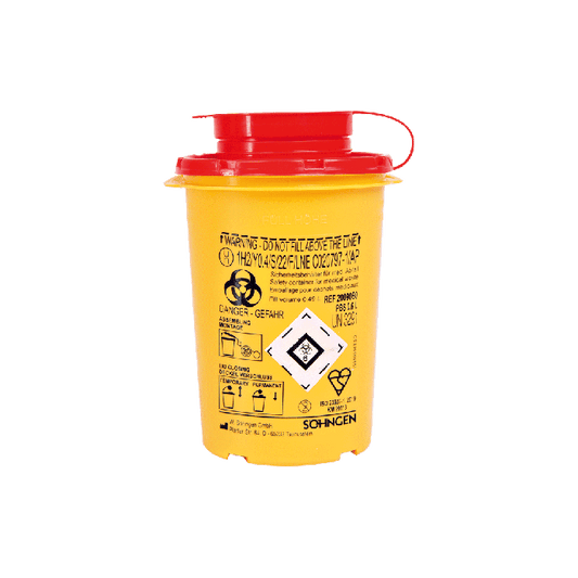 Recipient rotund pentru deșeuri de canule PSB, 0,6 litri