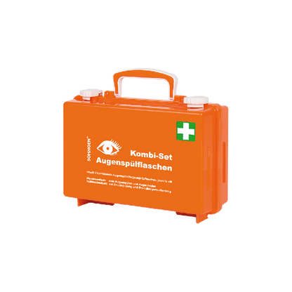 Kombi-Set Augenspülstation QUICK-CD orange