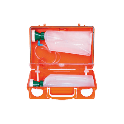 Kombi-Set Augenspülstation QUICK-CD orange