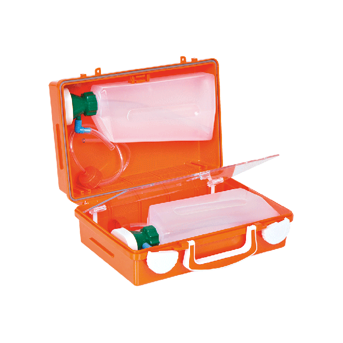 Kombi-Set Augenspülstation QUICK-CD orange