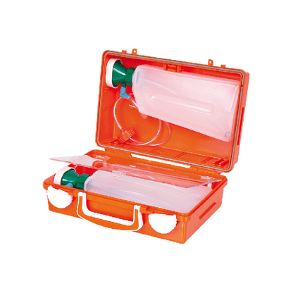 Kombi-Set Augenspülstation QUICK-CD orange