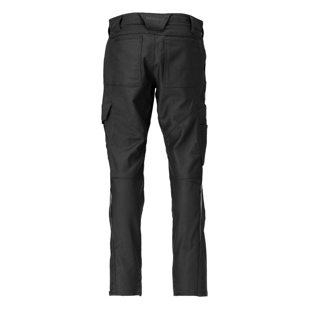 Pantaloni cu buzunare pe coapse, bumbac+ pantaloni