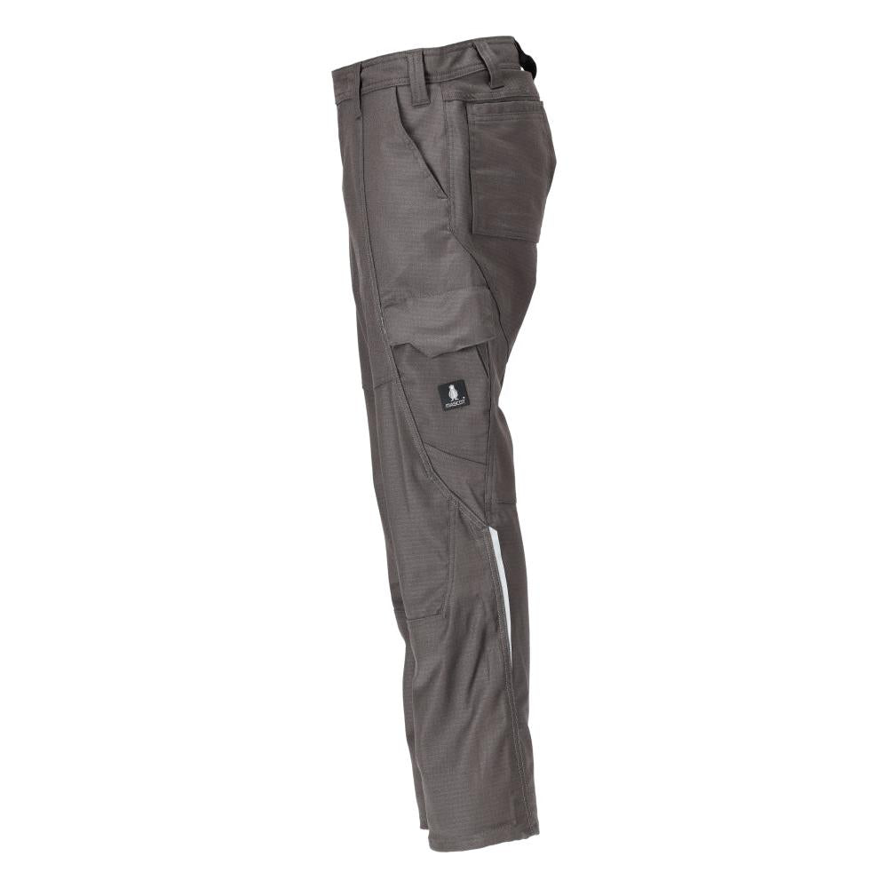 Pantaloni cu buzunare pe coapsă, bumbac+ pantaloni, antracit închis