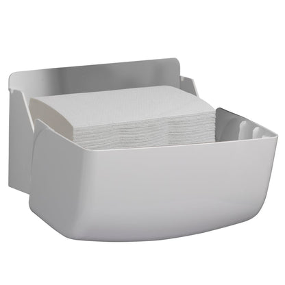 Der Aquarius™ Spender für gefaltete Handtücher von Kimberly-Clark GmbH ist ein kleiner, wandmontierter Weiß-Spender mit offenem Frontzugang für hygienische Tuchausgabe. 1 Spender pro Karton.