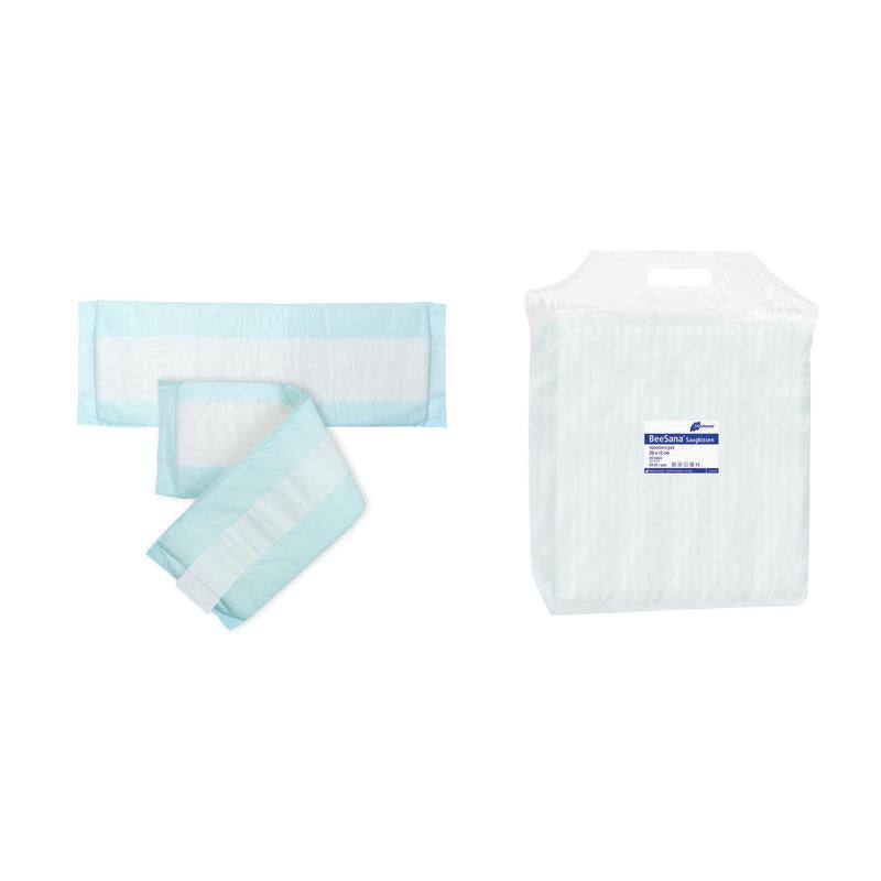 Pernă absorbantă BeeSana®, 12 x 38 cm | Cutie (8 pachete)