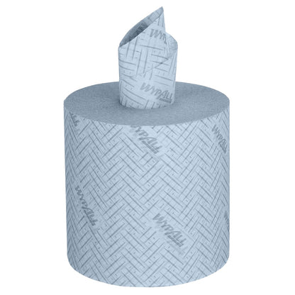 Șervețelul de hârtie WypAll® L20 pentru sarcini de curățare industrială de la Kimberly-Clark GmbH oferă extragere centrală practică și textură embosată; dimensiuni: 38,00 x 18,30 cm. Ideal pentru curățare eficientă în medii industriale.