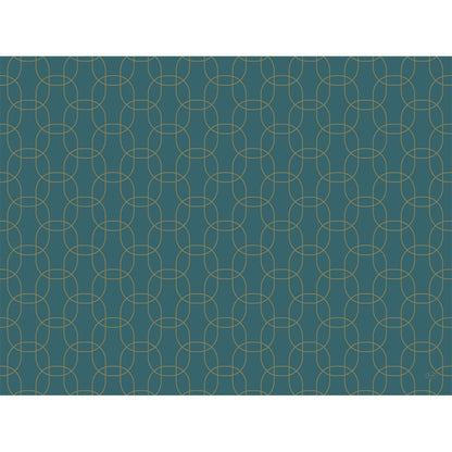 Un fundal teal cu linii subțiri aurii care se intersectează, creând un model geometric asemănător unei grile - perfect pentru seturile Dunicel 30x40 de la Duni GmbH.