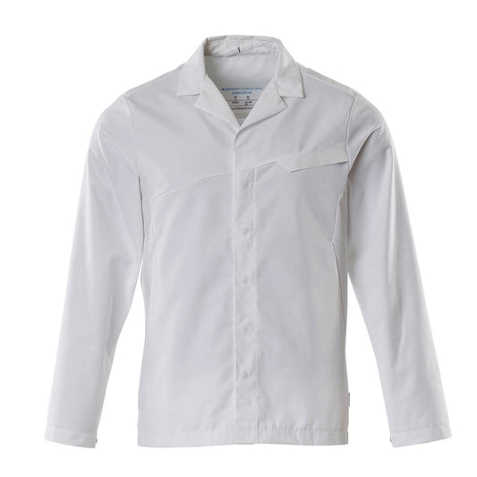 Jacheta, geaca de lucru extra usoara, alba