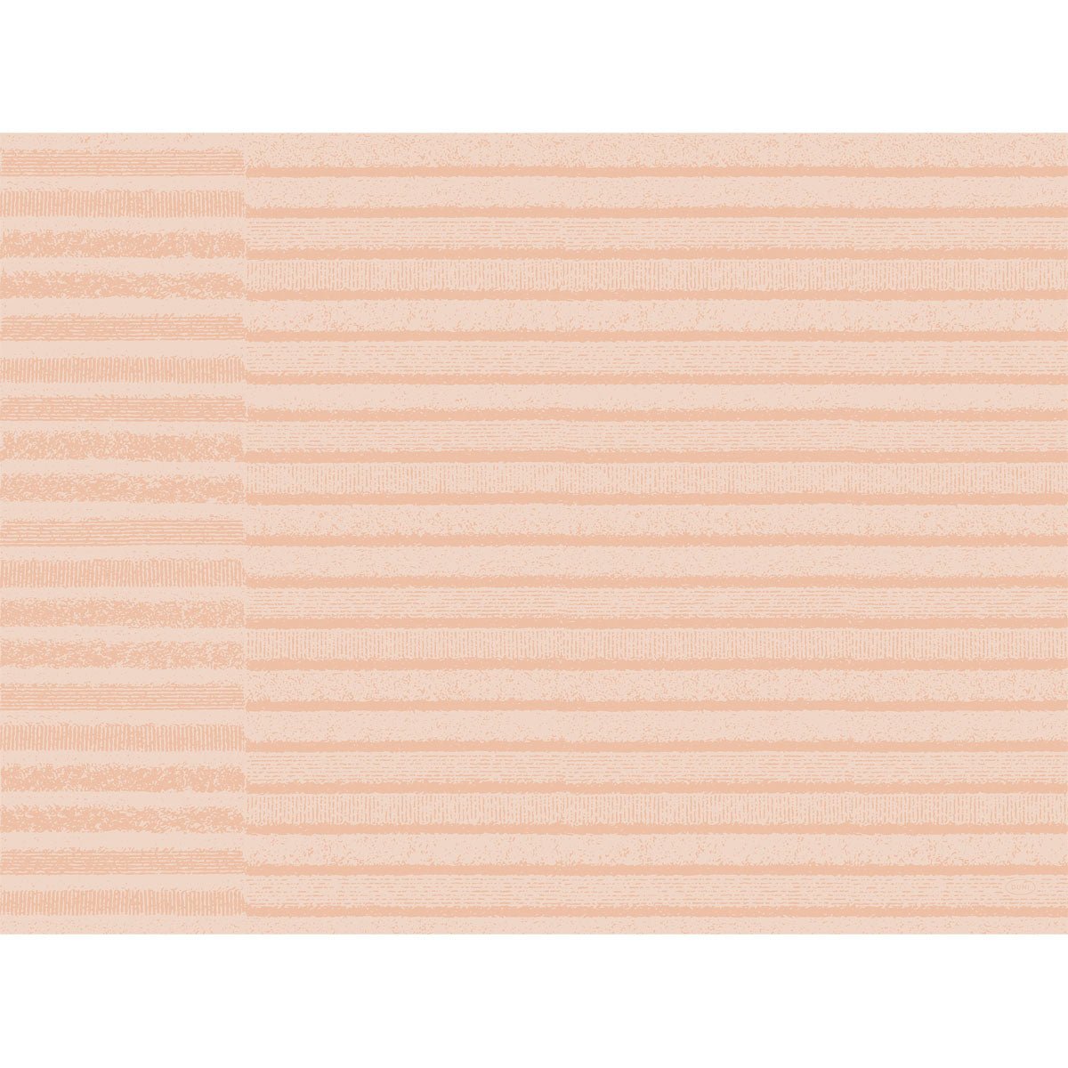 Un design de culoare piersică cu dungi orizontale și margini albe sus și jos - perfect pentru seturile Bio-Dunicel de la Duni GmbH 30x40 Tessuto roz prăfuit Seturi de masă elegante, pachet (100 bucăți).