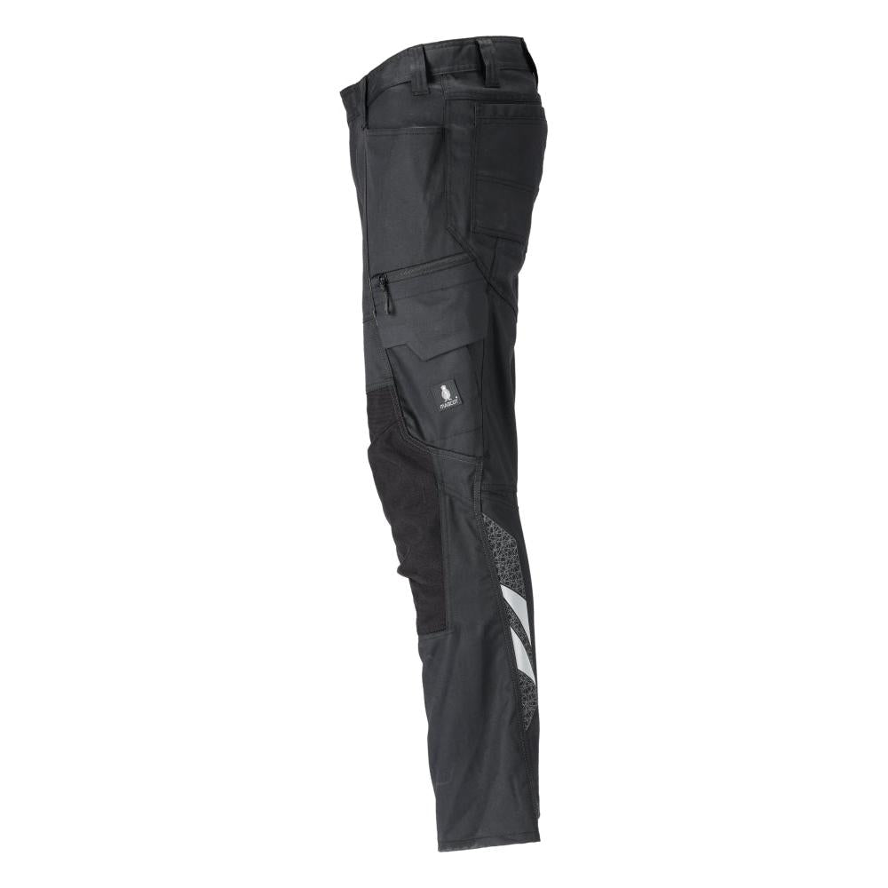 Pantaloni cu buzunare pentru genunchi, bumbac+, pantaloni usori