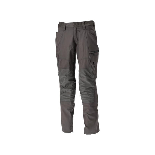 Pantaloni cu buzunare pentru genunchi, bumbac+, pantaloni deschisi, antracit inchis
