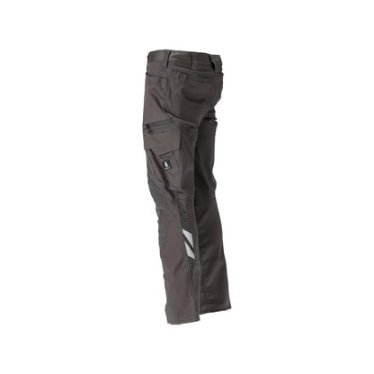 Pantaloni cu buzunare pentru genunchi, bumbac+, pantaloni deschisi, antracit inchis