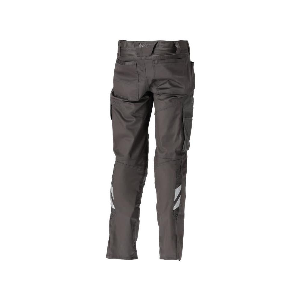 Pantaloni cu buzunare pentru genunchi, bumbac+, pantaloni deschisi, antracit inchis