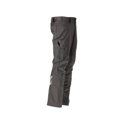 Pantaloni cu buzunare pentru genunchi, bumbac+, pantaloni deschisi, antracit inchis
