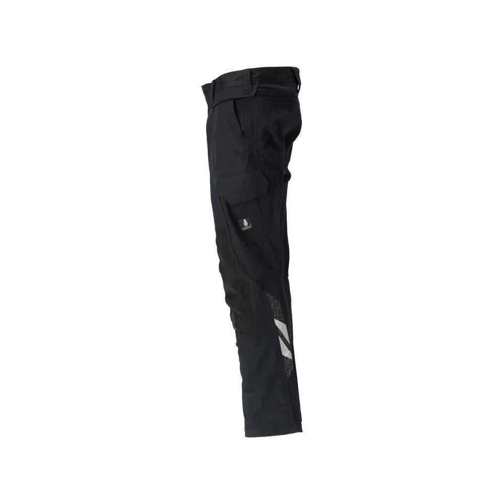 Pantaloni, buzunare pentru genunchi, pantaloni stretch, din bumbac