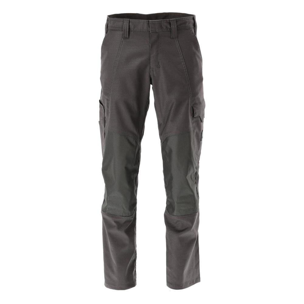 Pantaloni cu buzunare pentru genunchi, bumbac+ pantaloni, antracit închis