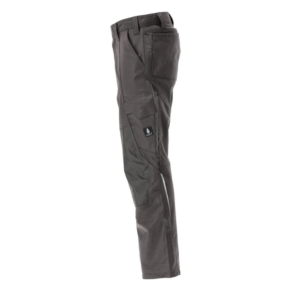 Pantaloni cu buzunare pentru genunchi, bumbac+ pantaloni, antracit închis