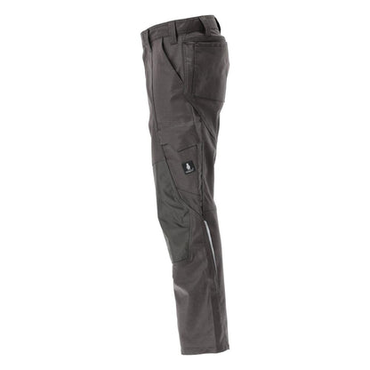Pantaloni cu buzunare pentru genunchi, bumbac+ pantaloni, antracit închis