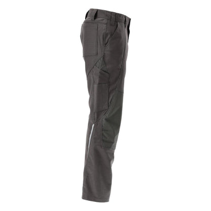 Pantaloni cu buzunare pentru genunchi, bumbac+ pantaloni, antracit închis