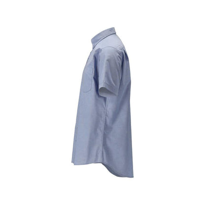 Cămașă, mâneci scurte, potrivire modernă, stretch, albastru deschis