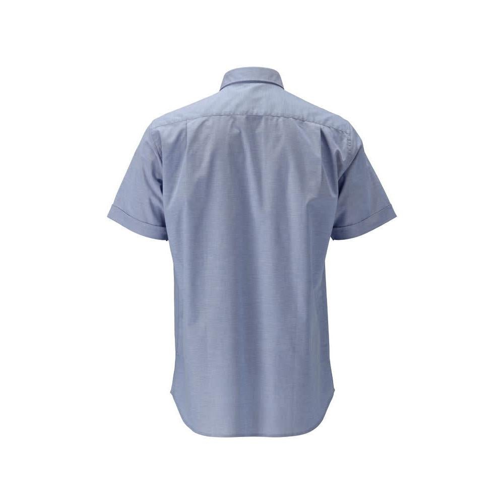 Cămașă, mâneci scurte, potrivire modernă, stretch, albastru deschis