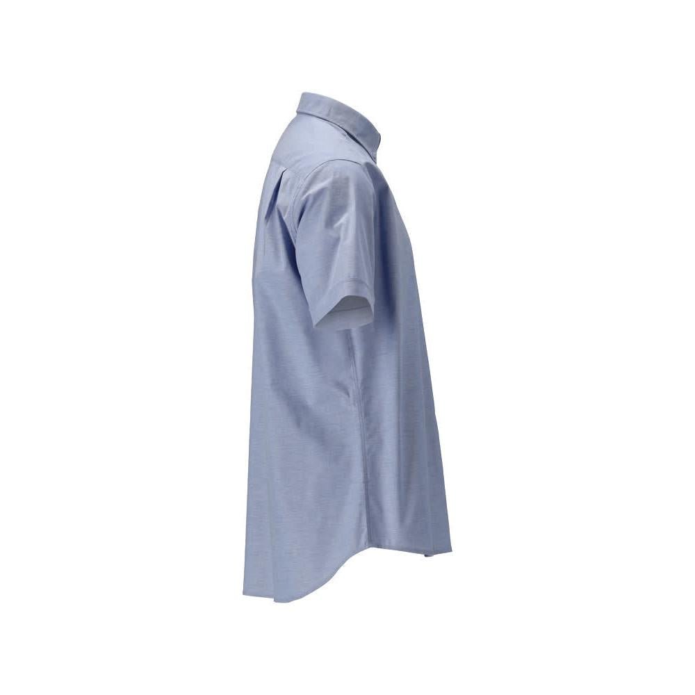 Cămașă, mâneci scurte, potrivire modernă, stretch, albastru deschis