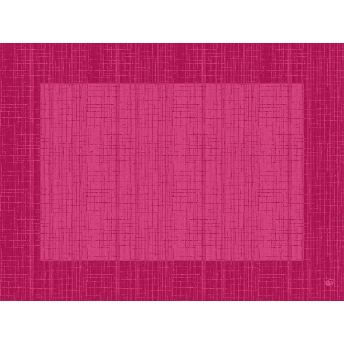 Seturile Bio-Dunicel 30x40 Linnea fuchsia de la Duni GmbH se remarcă printr-un design cu hașurare încrucișată roz și magenta, cu o margine magenta mai închisă - o alegere ecologică de seturi de masă pentru evenimente elegante. 1 pachet în cutie.