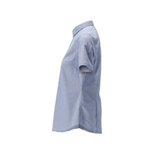 Cămașă, mânecă scurtă, de damă clasică, bluză de damă stretch, albastru deschis