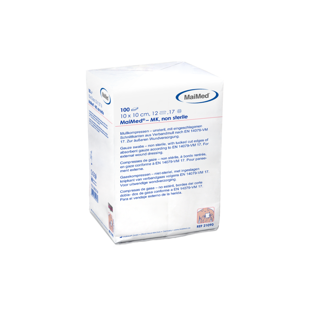 MaiMed-MK-comprese din tifon nelsteril de 100 bucăți/sac de hârtie