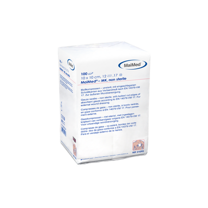 MaiMed-MK-comprese din tifon nelsteril de 100 bucăți/sac de hârtie