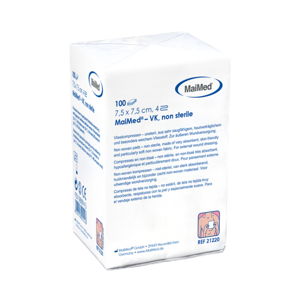 MaiMed-VK comprese din lână nesterilă de 100 bucăți/sac de hârtie