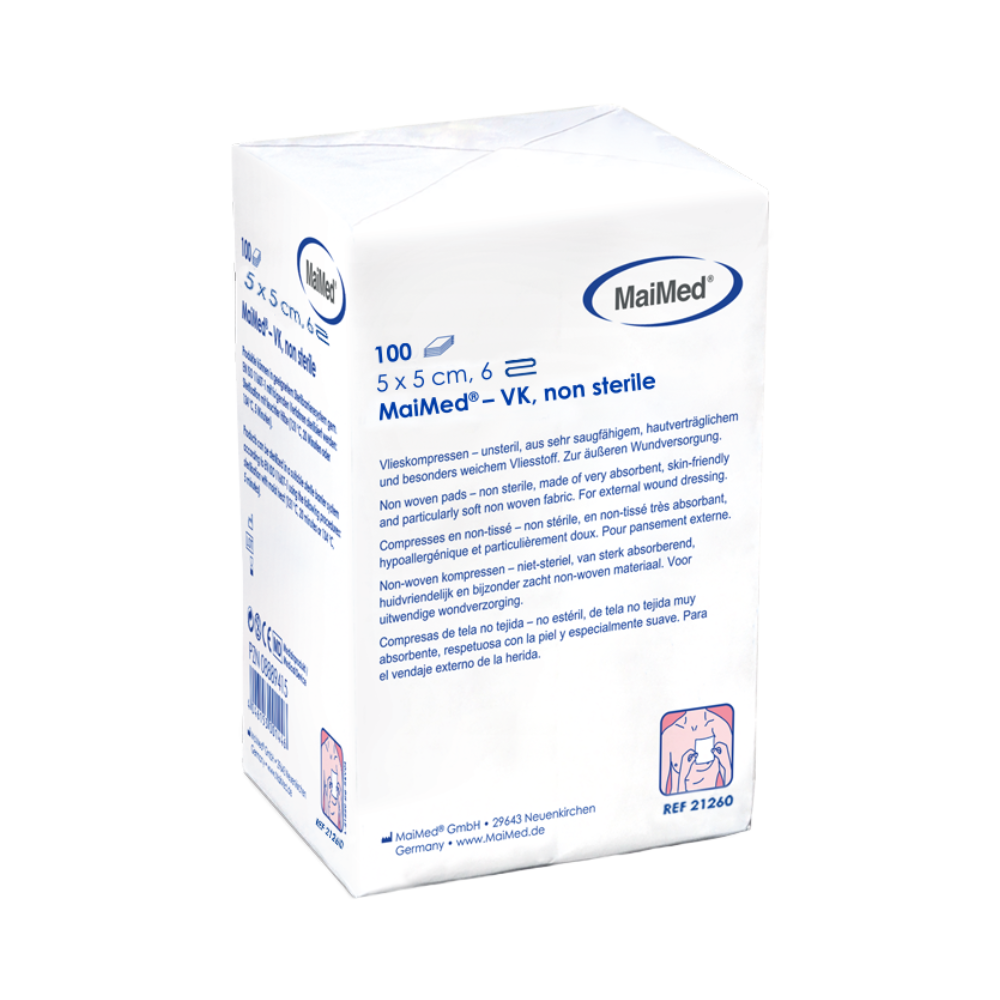 MaiMed-VK comprese din lână nesterilă de 100 bucăți/sac de hârtie