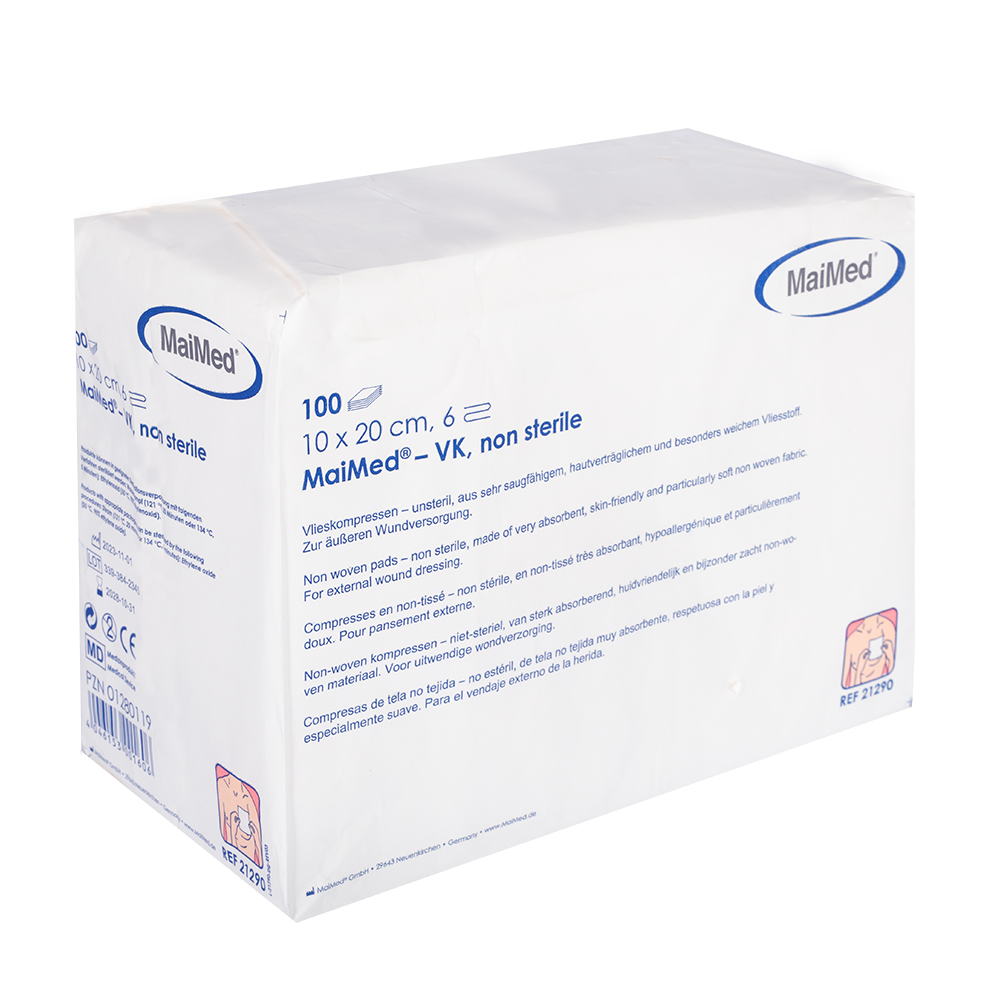 MaiMed-VK comprese din lână nesterilă de 100 bucăți/sac de hârtie