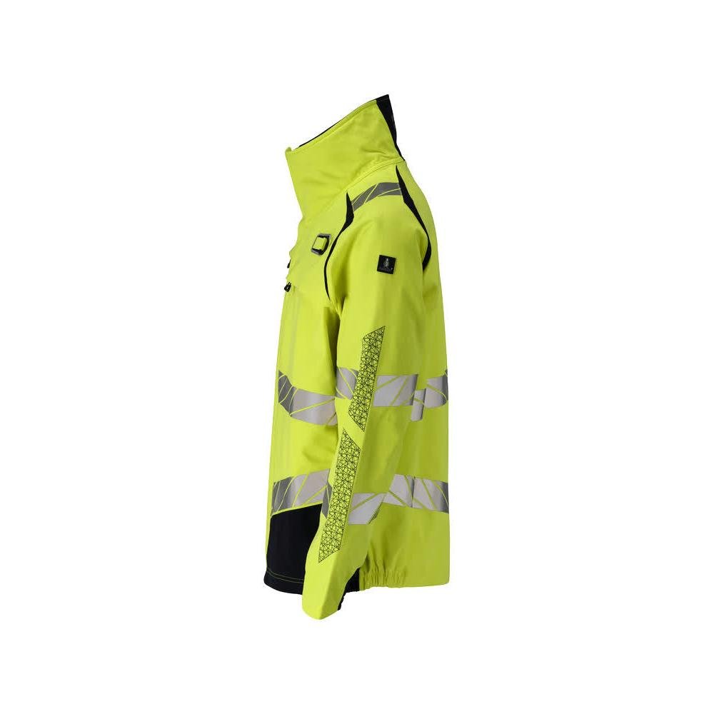 Jachetă, inserții elastice Jachetă de lucru Multisafe, hi-vis galben/negru-albastru